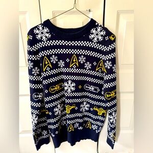 Star Trek Navy and Yellow Sweater